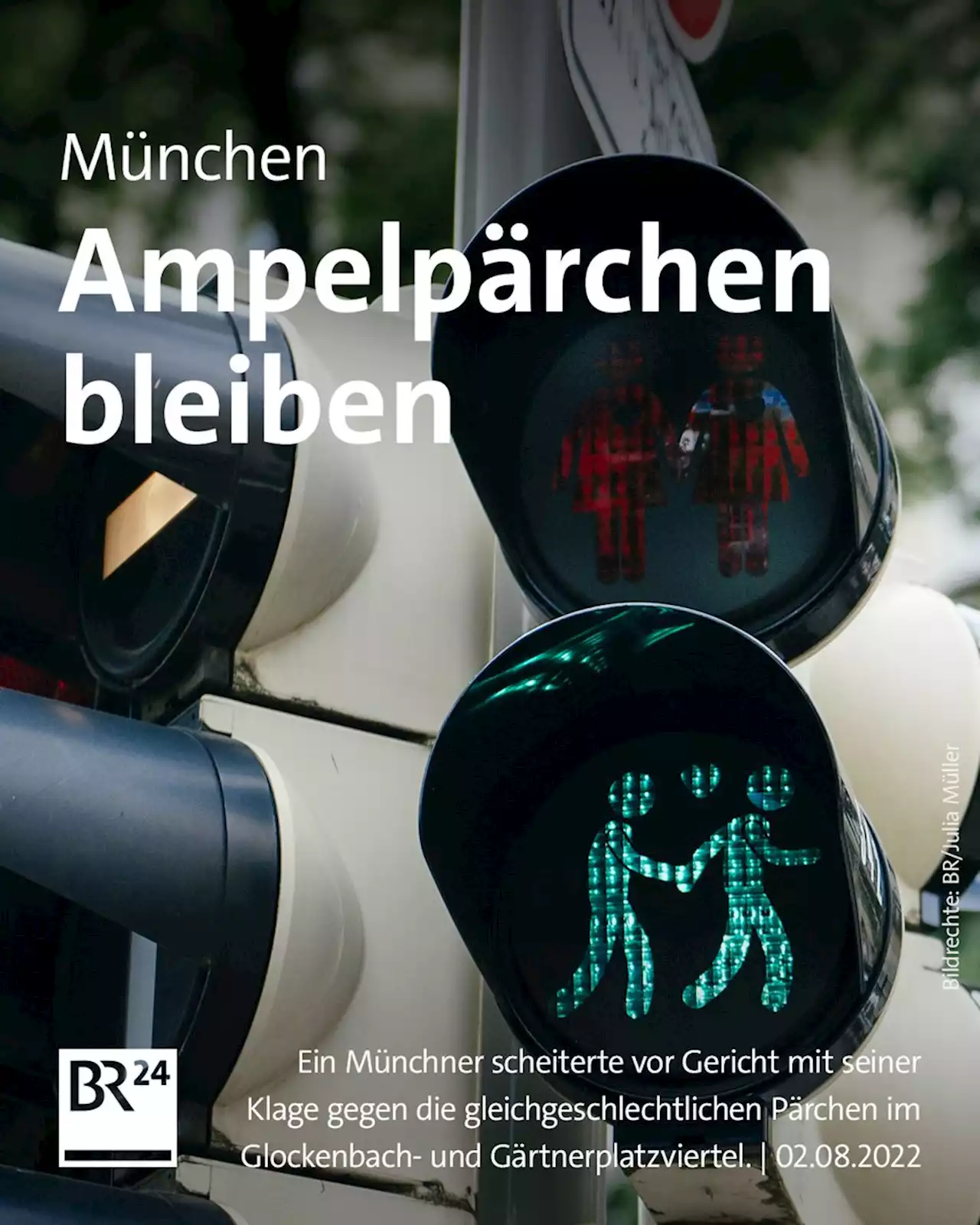 Grünes Licht für queere Ampelpärchen in München