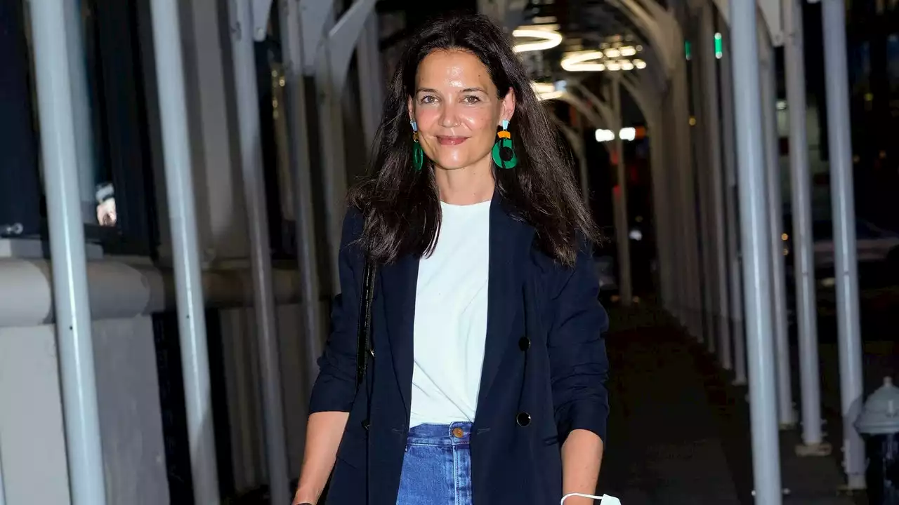 Katie Holmes Is Winning The Statement Earring Game