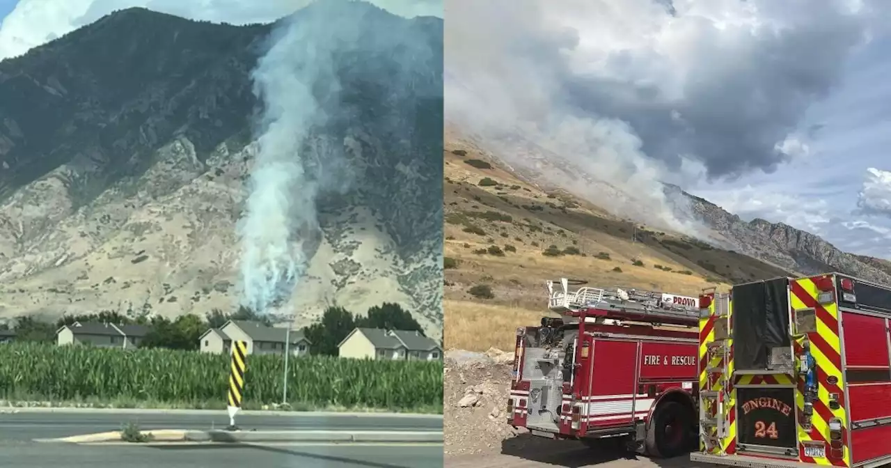 Suspect arrested for starting wildfire on Utah County mountainside