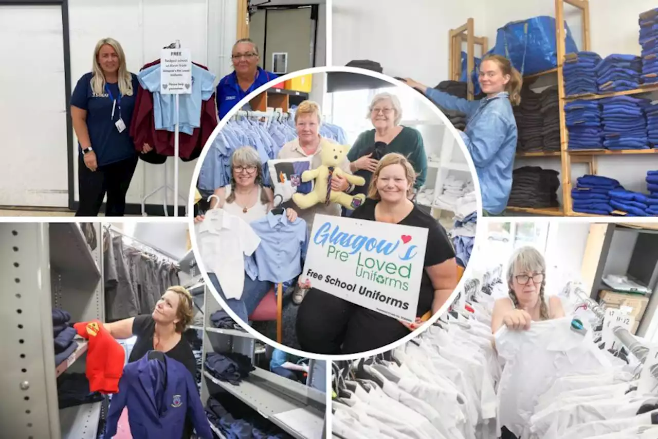 'People really are struggling': Glasgow school uniform banks face TRIPLE demand