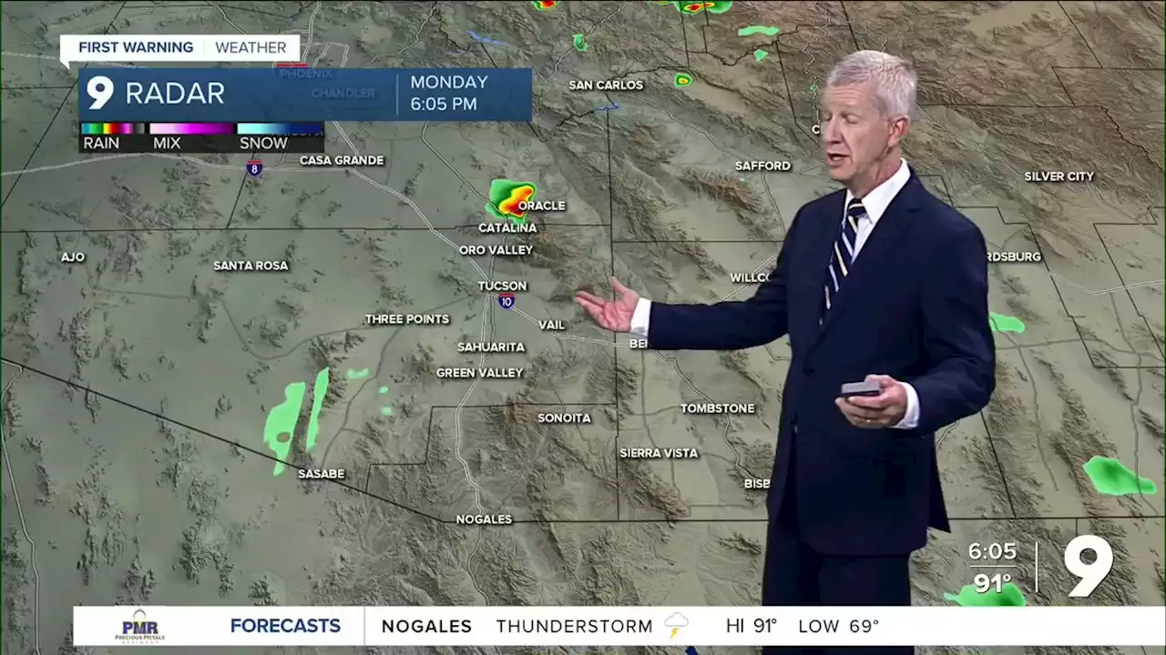 Monsoon to become a little less active to start the week