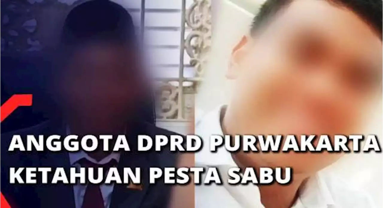 Polisi Tangkap Anggota Dprd Purwakarta Usai Pesta Sabu