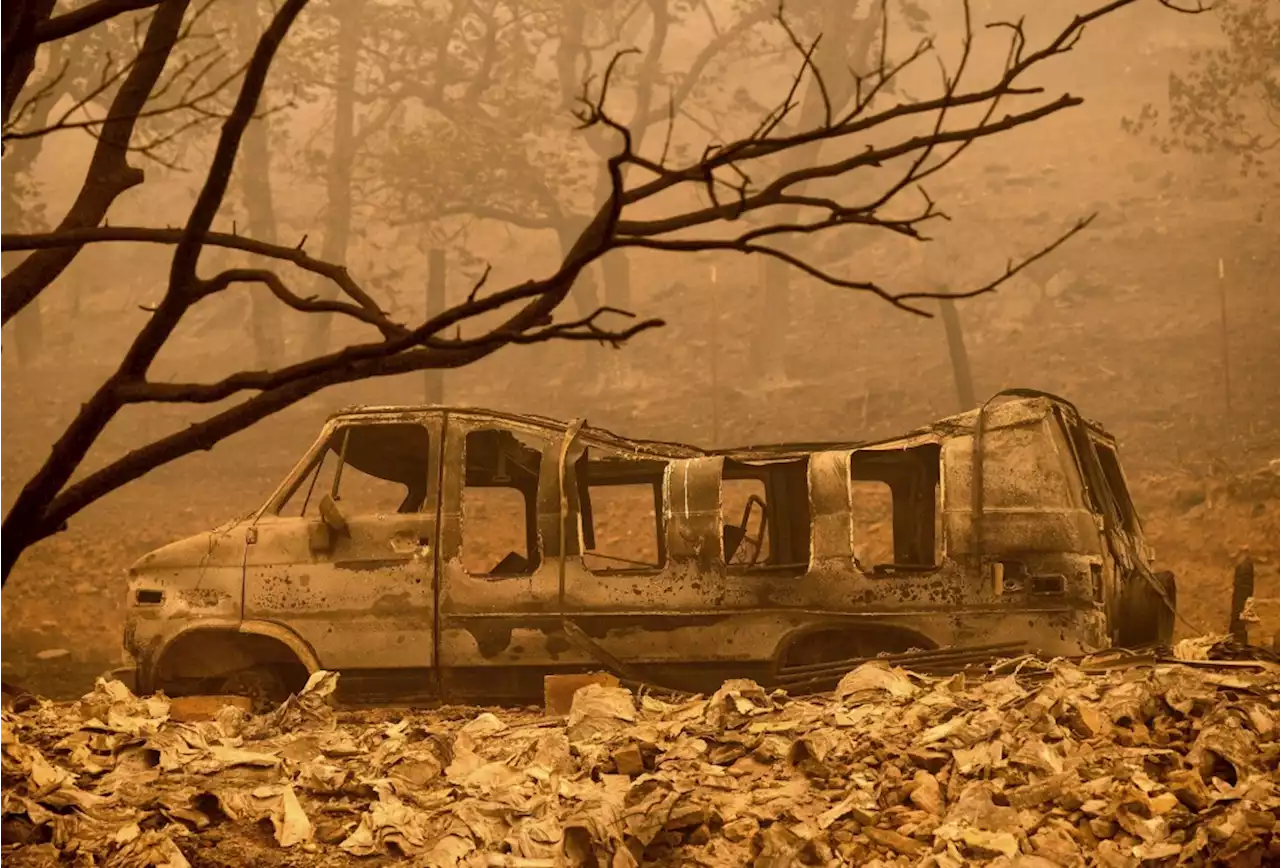 2 bodies found in burned vehicle in California wildfire zone