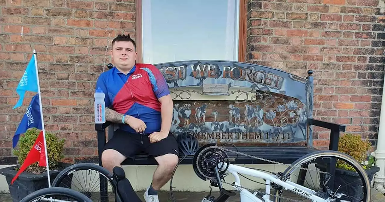 Brave soldier has leg amputated seven years after incident changed his life