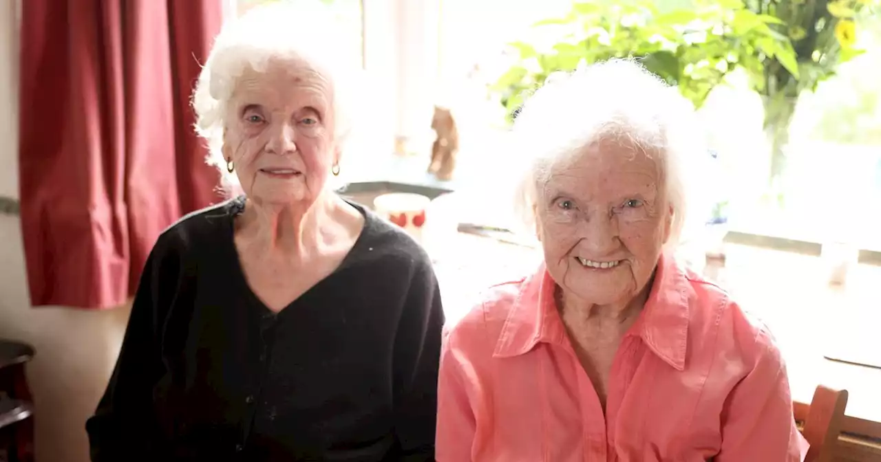 'We're getting on a bit' - Twins Elma and Thelma reach 103