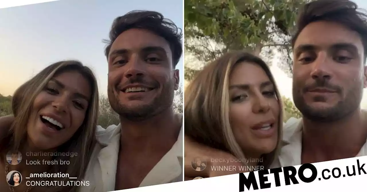 Love Island’s Davide and Ekin-Su surprise fans with Instagram live