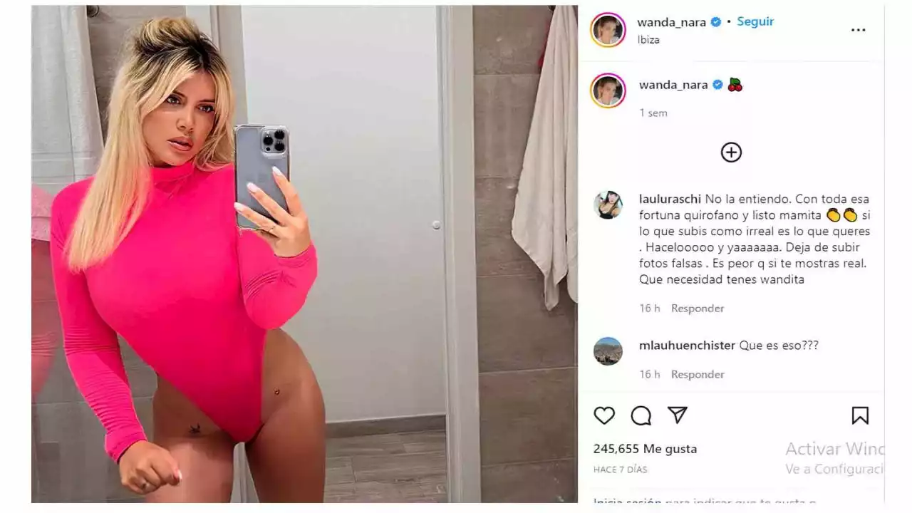 Wanda Nara: contradicciones y obsesión estética