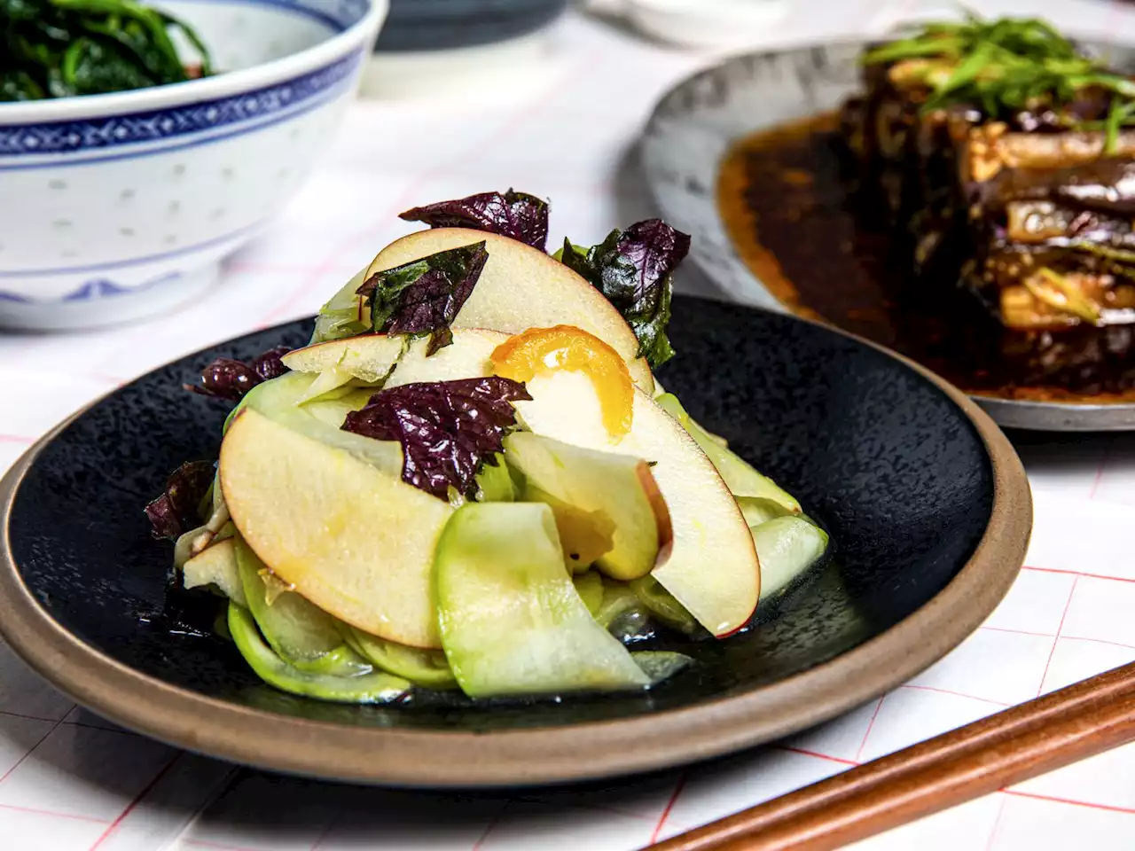 Chayote and Apple Salad With Citrus Dressing