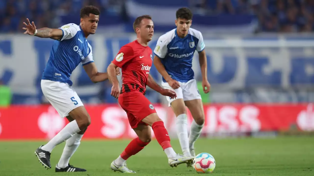 DFB-Pokal: Starkes Götze-Debüt - Frankfurt gewinnt souverän