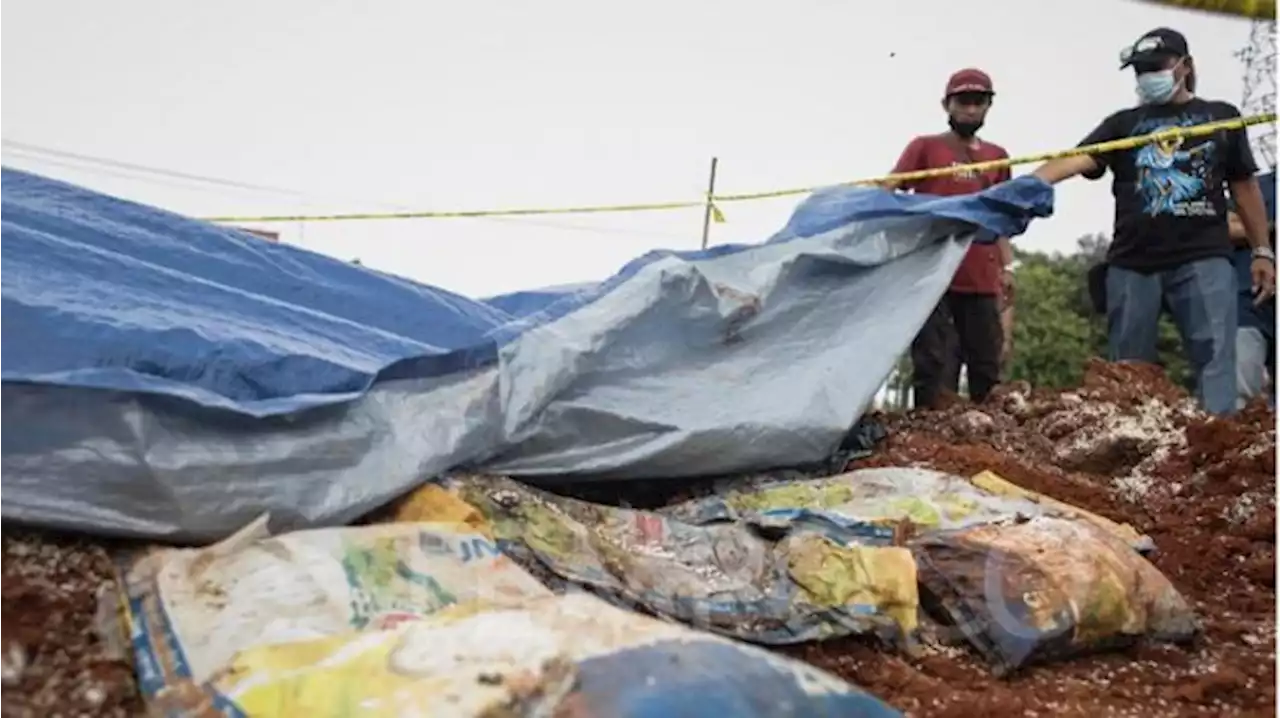 Beras Bansos Dikubur di Depok Rusak Karena Hujan Saat Diambil dari Gudang Bulog