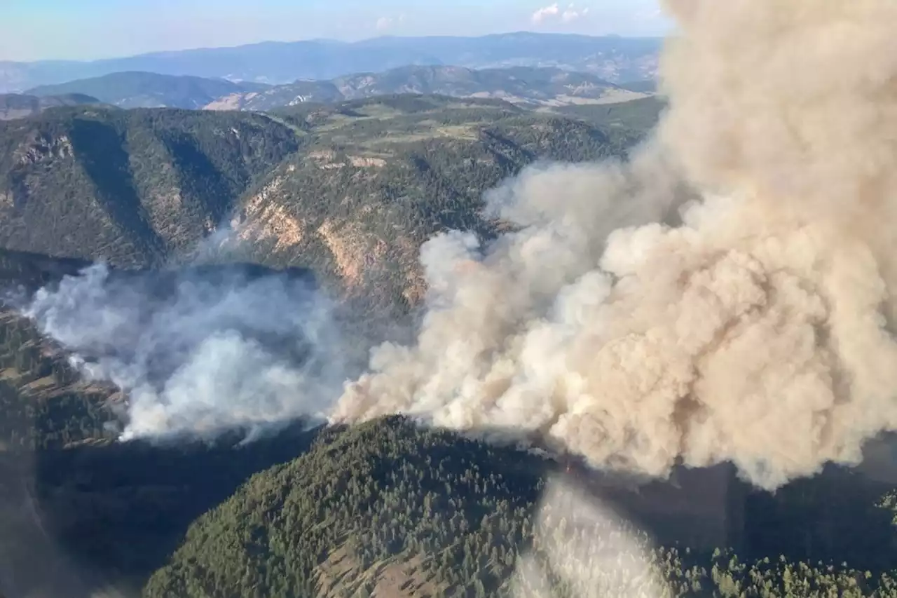 Cooler weather could offer respite to crews battling wildfire near Penticton, B.C.