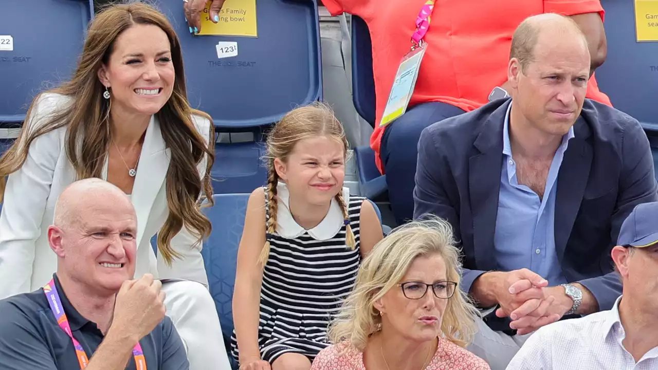 Princess Charlotte's silly faces at today's surprise outing are making our day