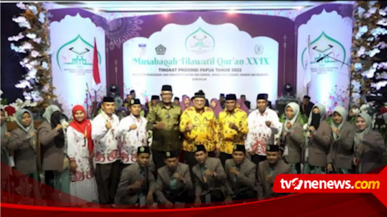 MTQ Tingkat Provinsi Papua Tahun 2022 Resmi Dibuka, 317 Peserta Ambil Bagian