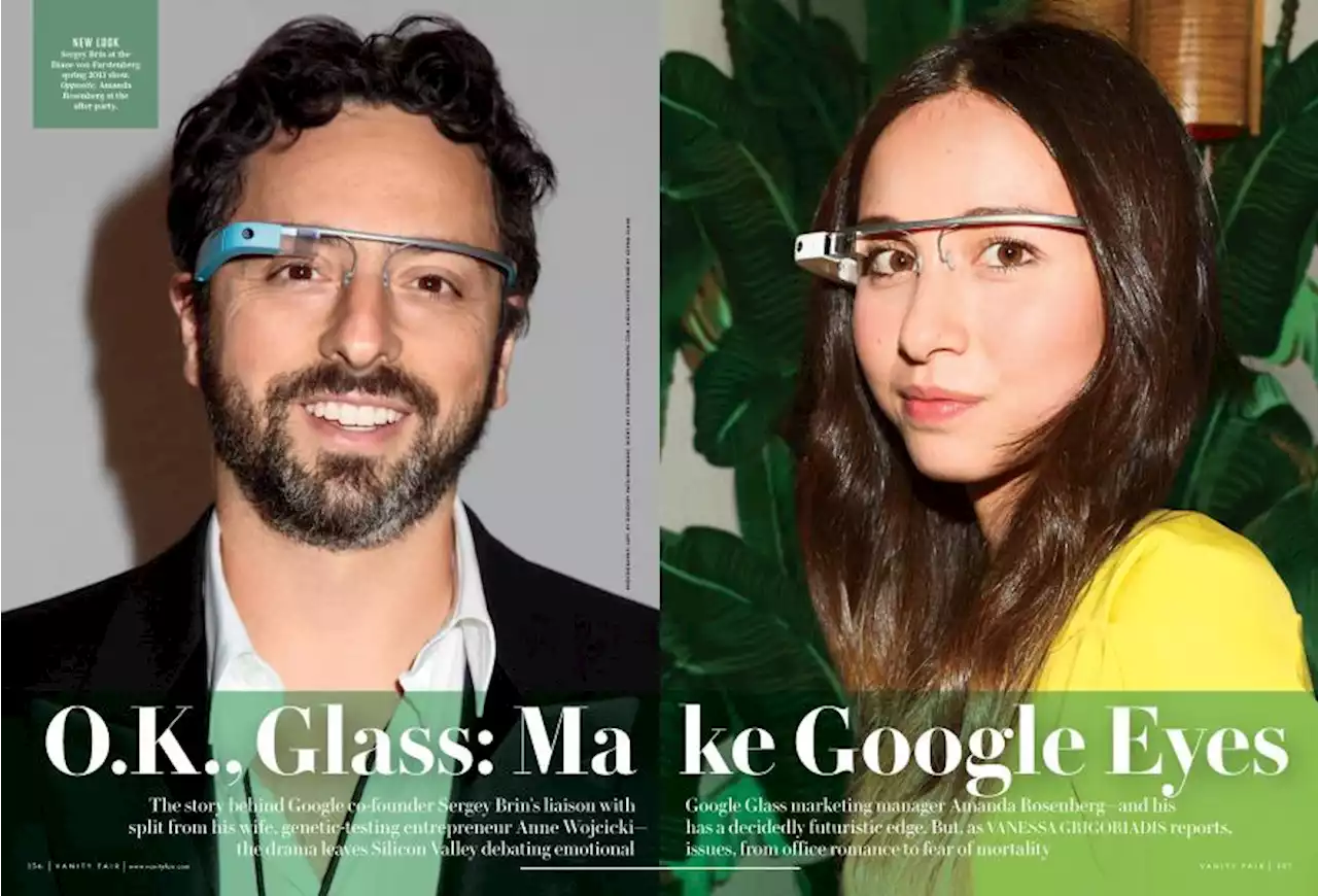 O.K., Glass: Make Google Eyes | Vanity Fair | April 2004