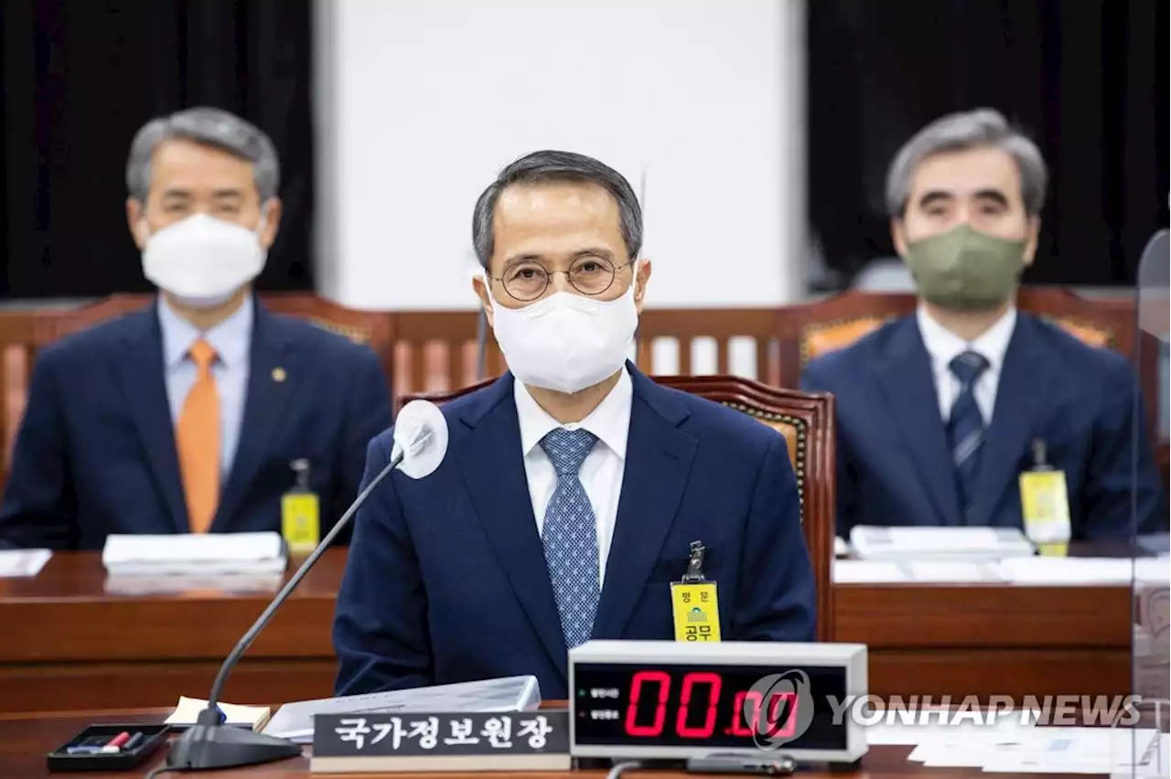 국정원장 '박지원·서훈 고발, 尹대통령에 보고…대통령 승인'(종합2보) | 연합뉴스