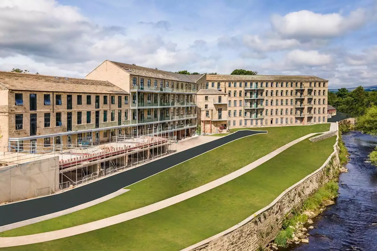 The historic Yorkshire mill which is being turned into luxury apartments