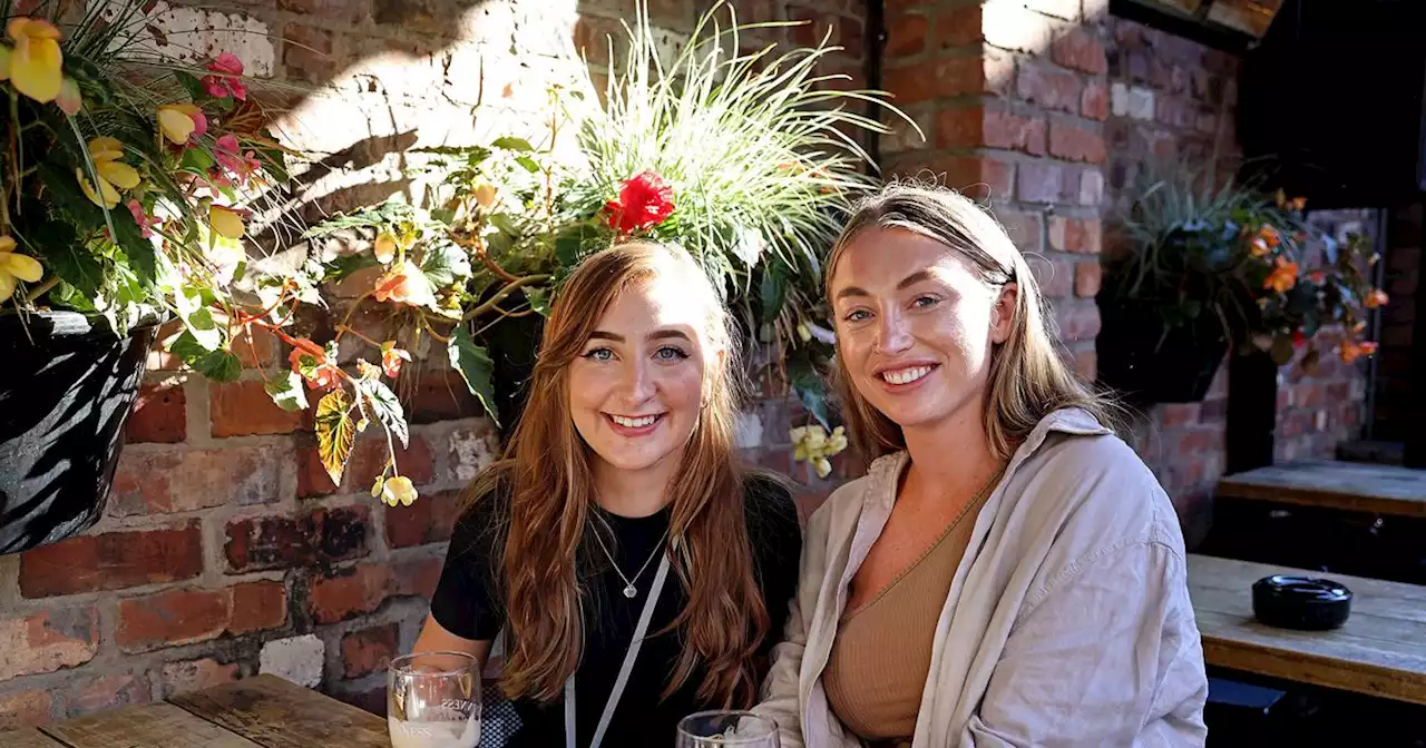 Belfast social pictures as friends enjoy drinks in the City Centre