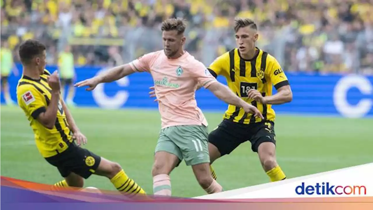 Hasil Liga Jerman: Sengit! Dortmund Takluk 2-3 dari Bremen