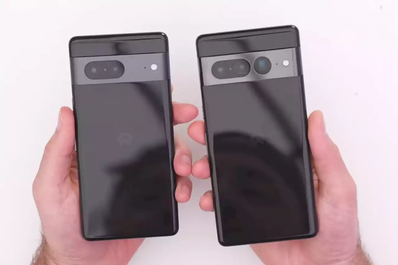 Google Pixel 7 series prototype units get detailed on camera | Digital Trends