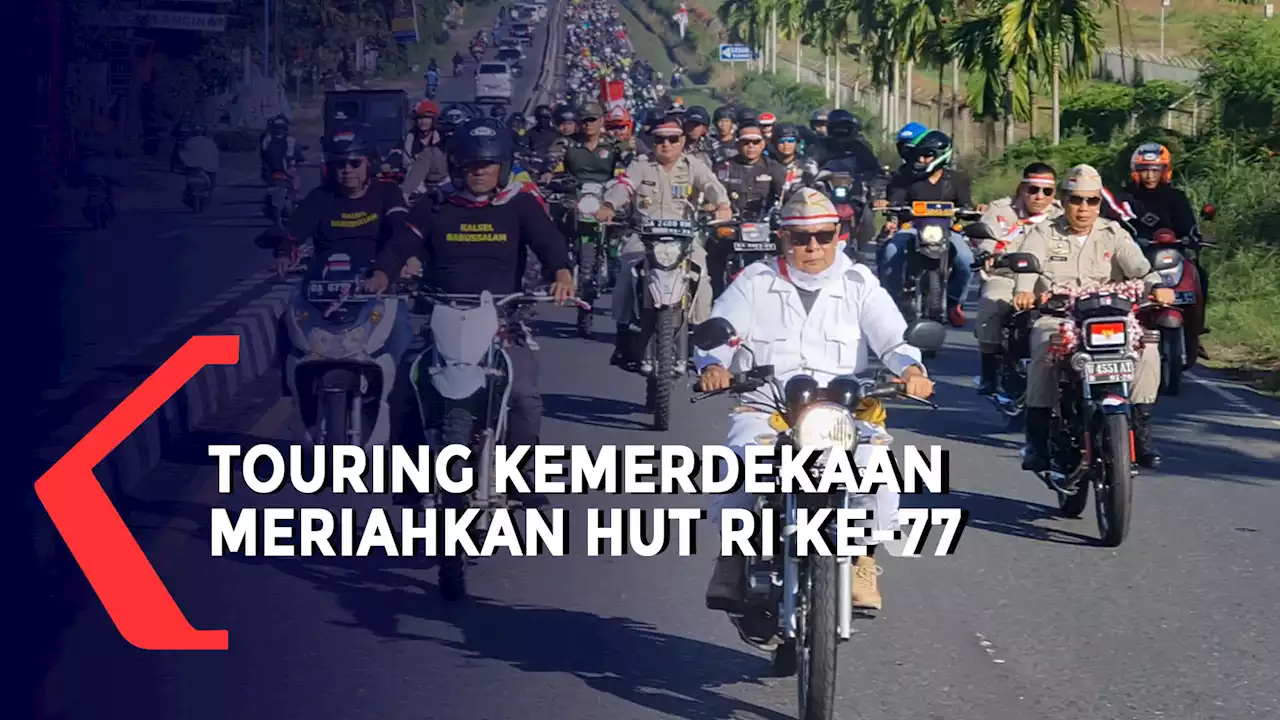 Touring Kemerdekaan 2022, Korem 101/Antasari Ajak Ribuan Bikers Maknai HUT RI dengan Persatuan