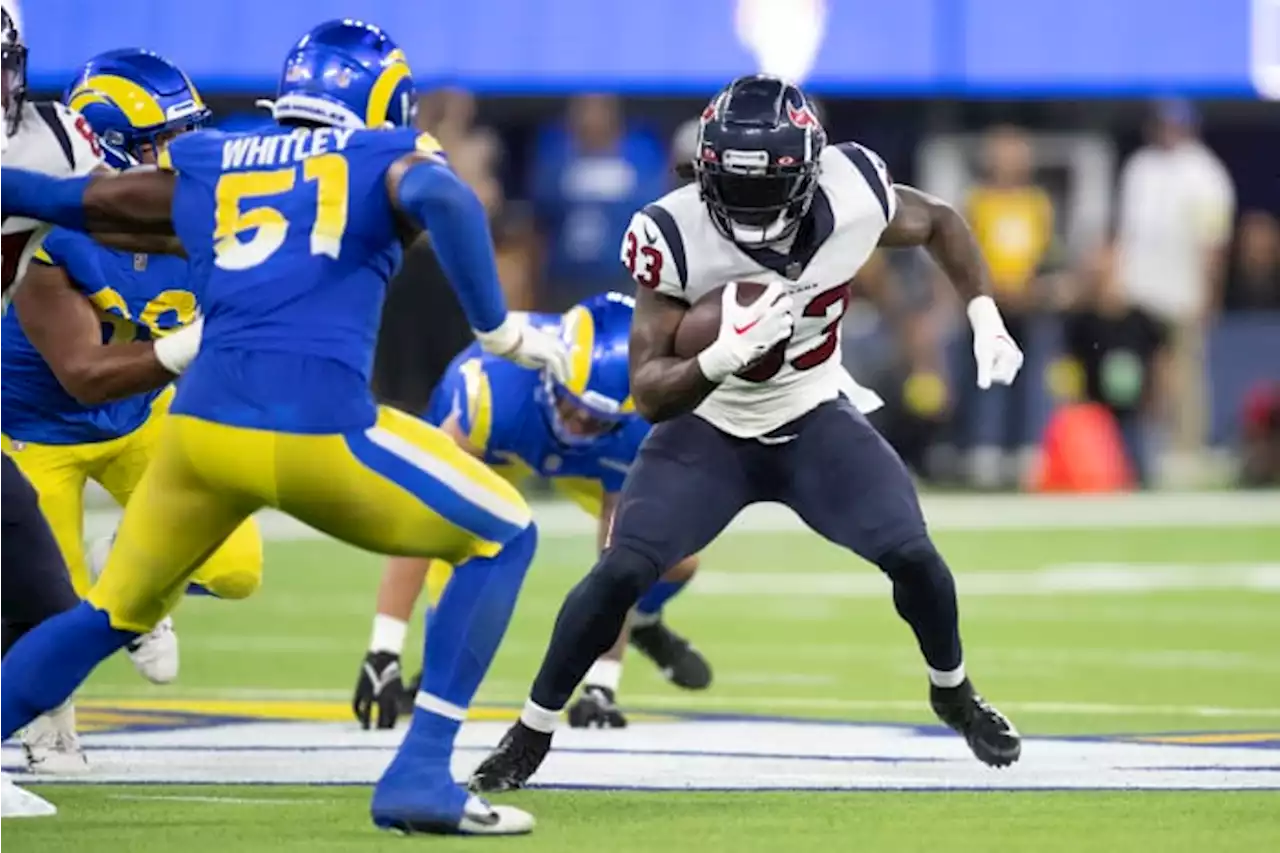 Davis Mills makes 2 big throws late, Texans beat Rams 24-20