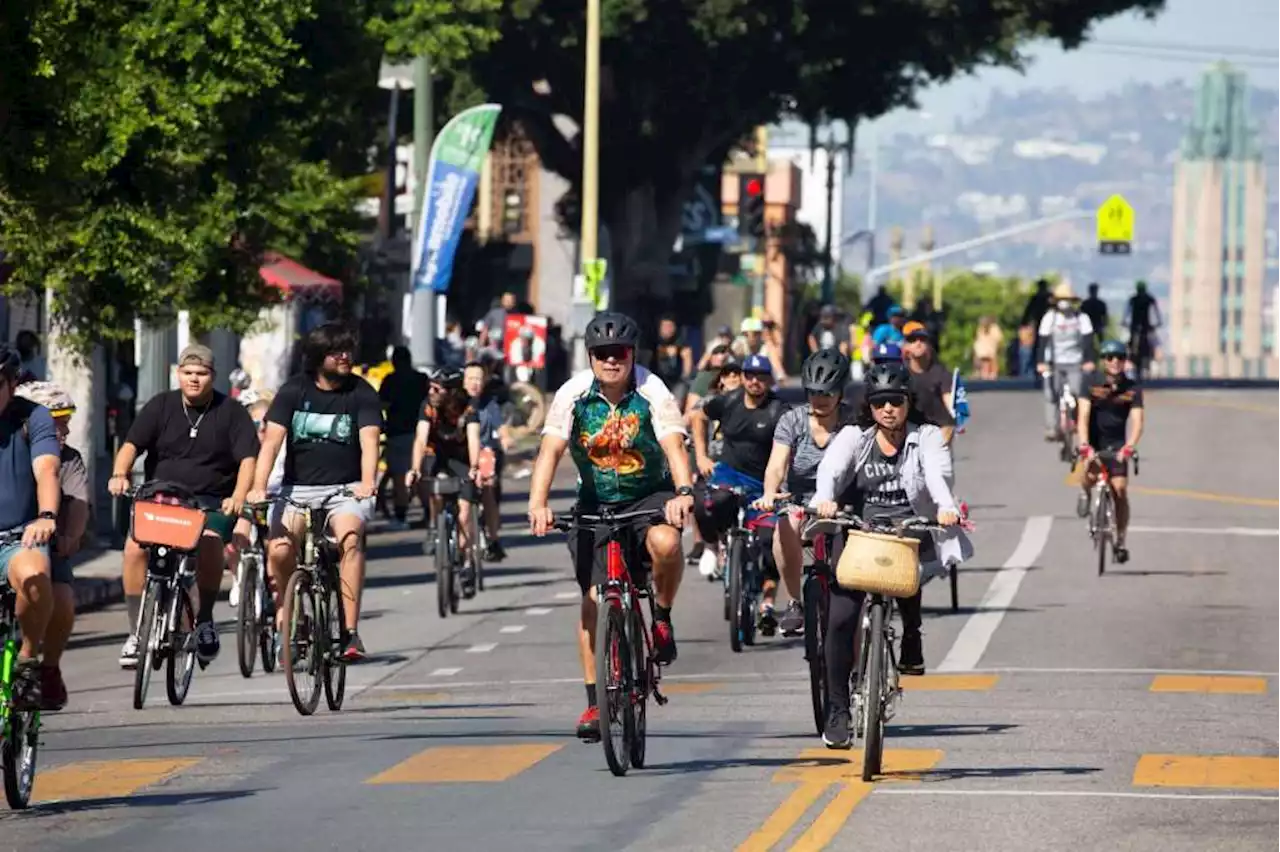 It’s the 40th CicLAvia on Sunday, as East meets West in Hollywood