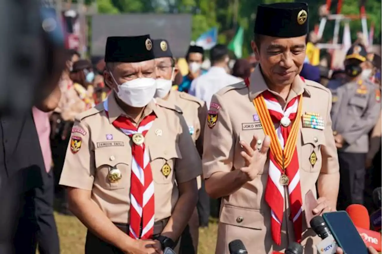 Dampingi Presiden di Jamnas 2022, Menpora : Pramuka Bagian Generasi Muda yang Juga Harus Diperhatikan