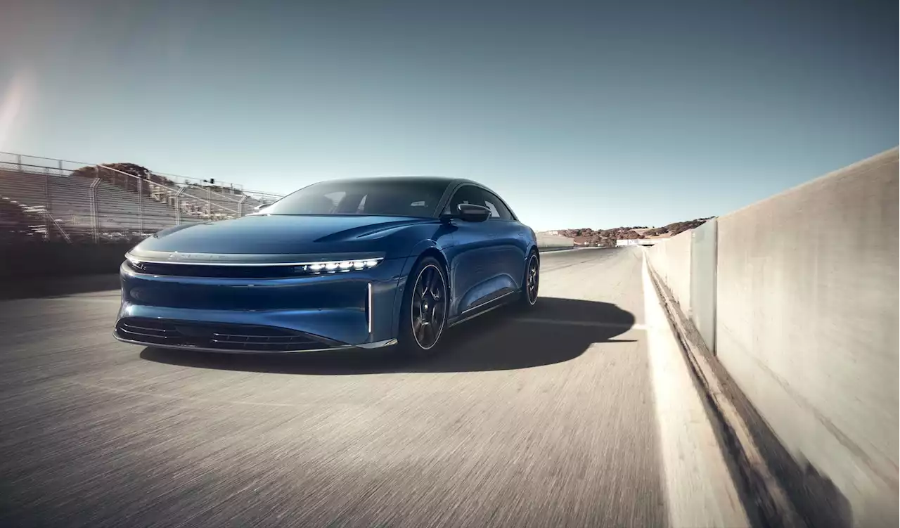 Lucid Air Sapphire boasts third motor, 1,200+ hp, sub 2.0-second 0-60 mph time