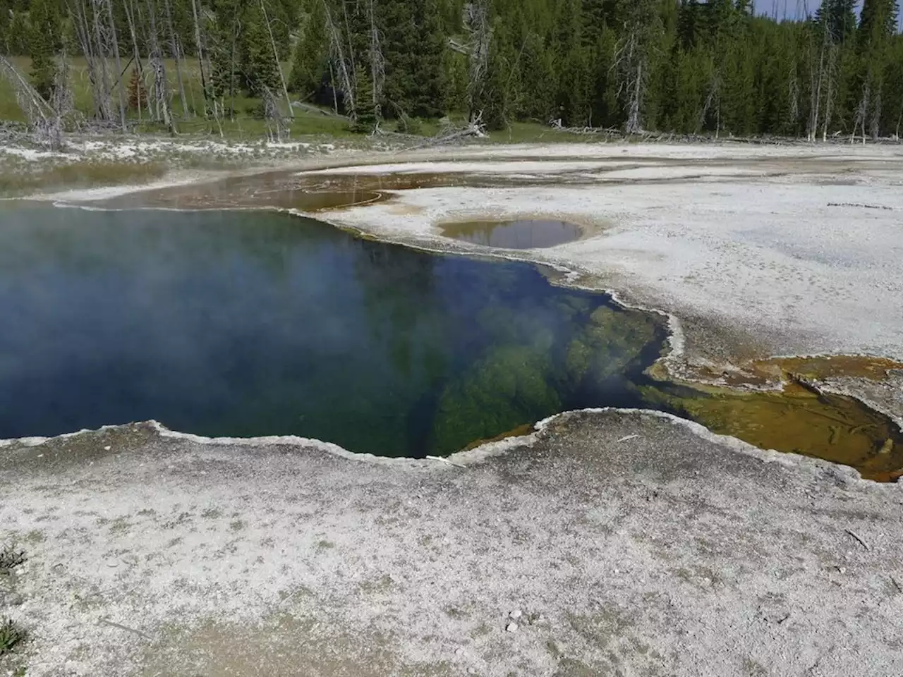 Foot found in Yellowstone hot spring linked to July death