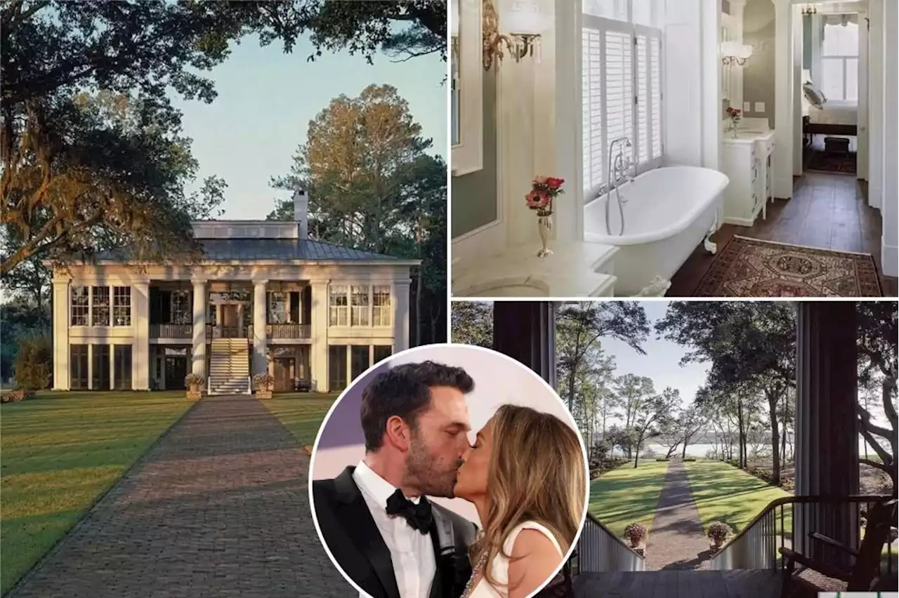 Inside Ben Affleck’s ‘plantation’ home where he will marry Jennifer Lopez