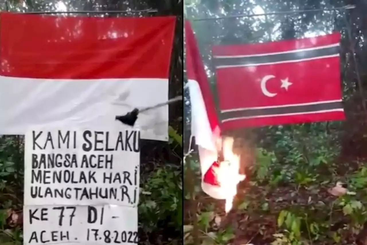 Viral! Aksi Pembakaran Bendera Merah Putih di Hutan, Ini Ancaman Pidana untuk Pelaku - Pikiran-Rakyat.com