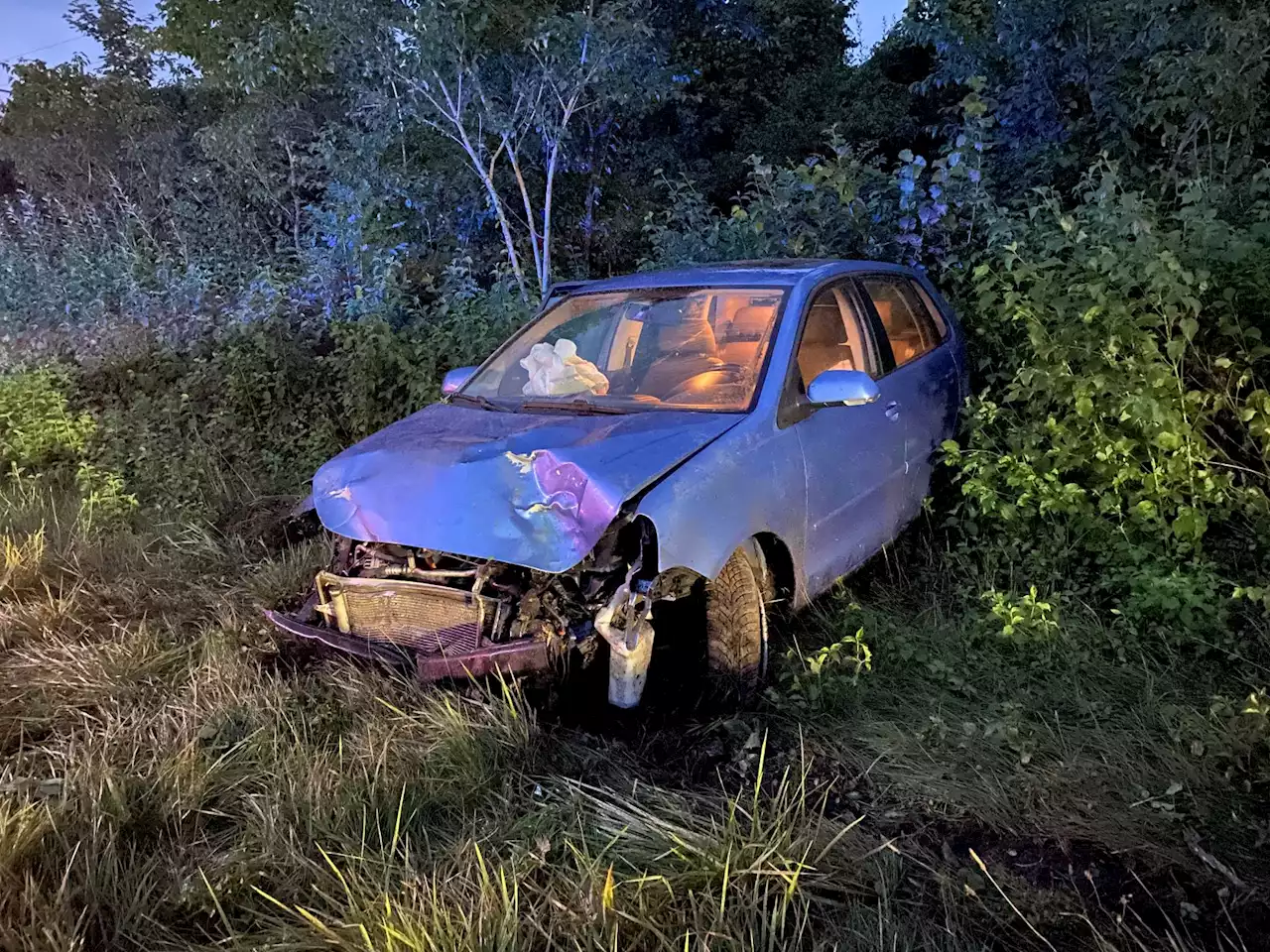 Küssnacht SZ / A4: Selbstunfall auf der Autobahn – eine Person leicht verletzt