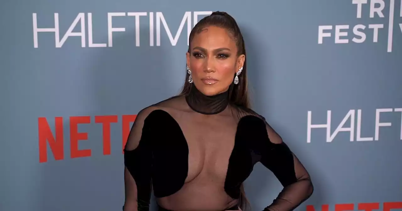 J Lo Wore a Crop Top With Lace-Up Heels For a Day Out in Georgia