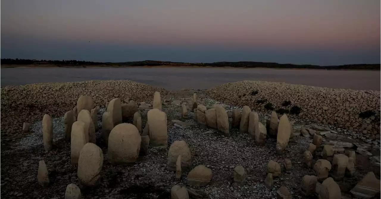 Europe's drought exposes ancient stones, World War Two ships as waters fall