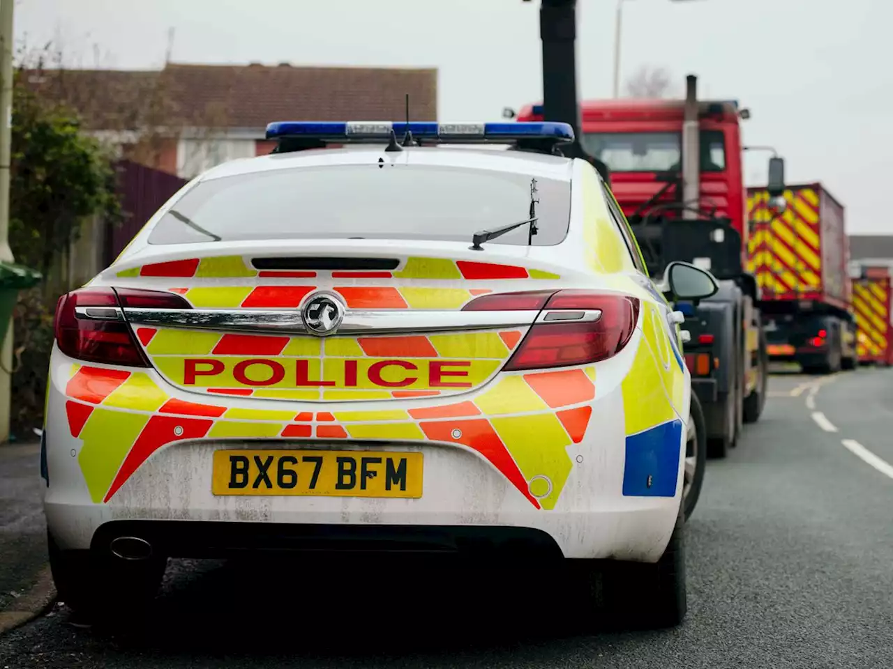 Four people injured in three-car crash at busy Telford roundabout