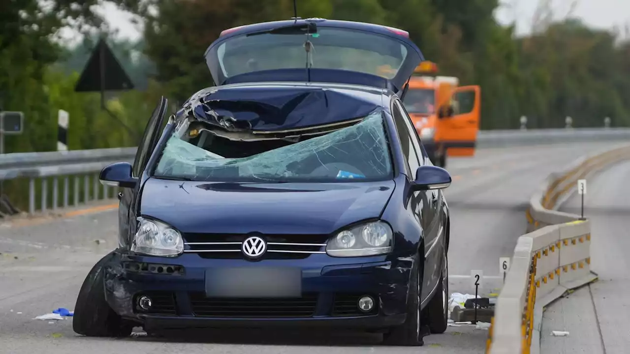 Zwei Schwerverletzte nach Gullydeckel-Wurf auf A7: Verdächtiger gefasst