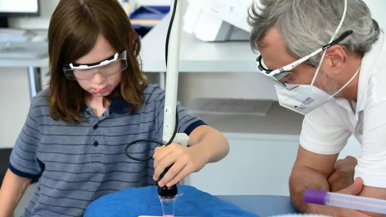 Kinderklinik Schwabing: Wie ein Laser Brandopfern helfen soll