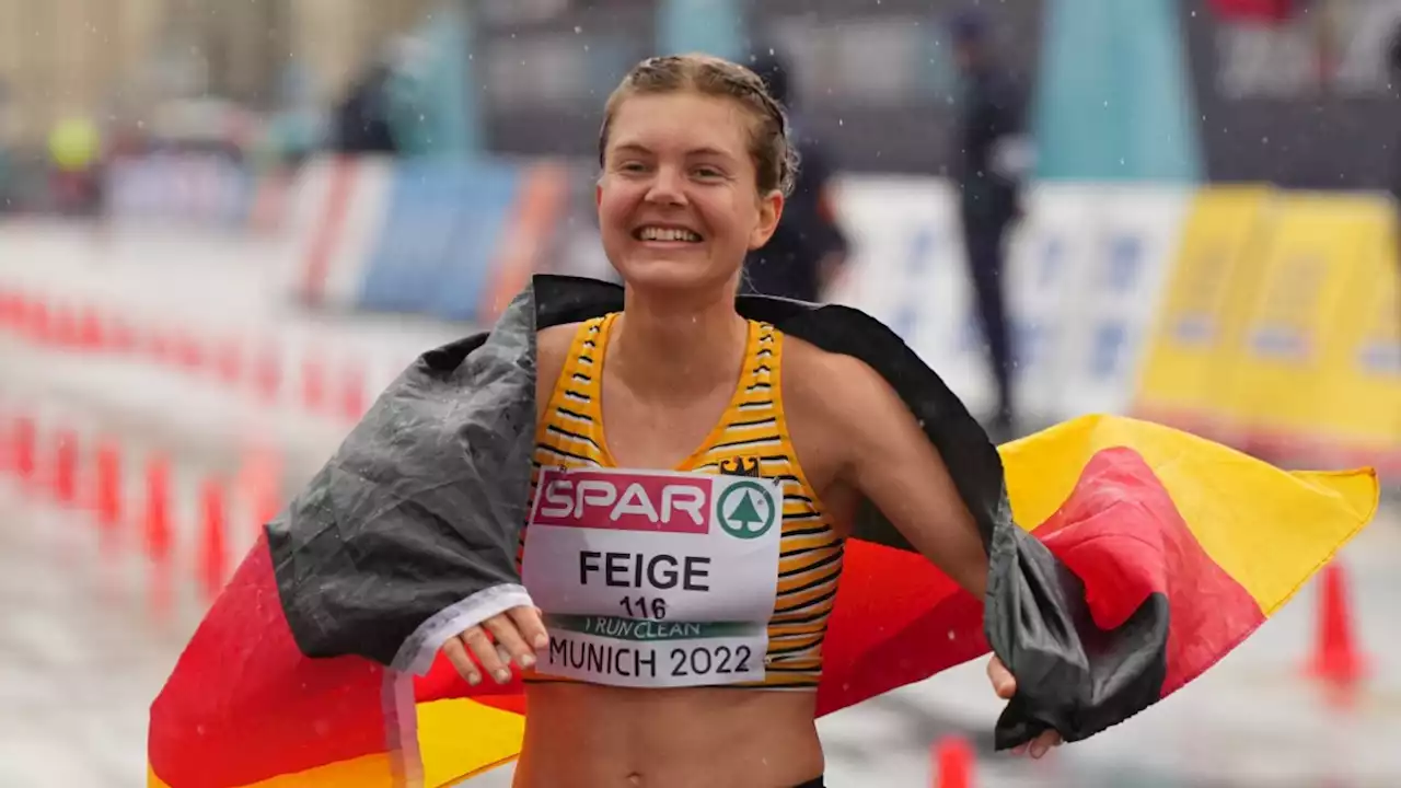 European Championships: Feige jubelt im Münchner Regen