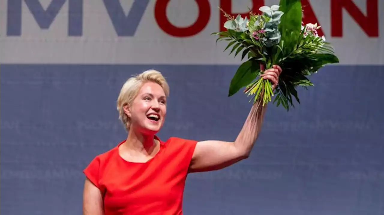 Schwesig bleibt SPD-Landeschefin im Nordosten