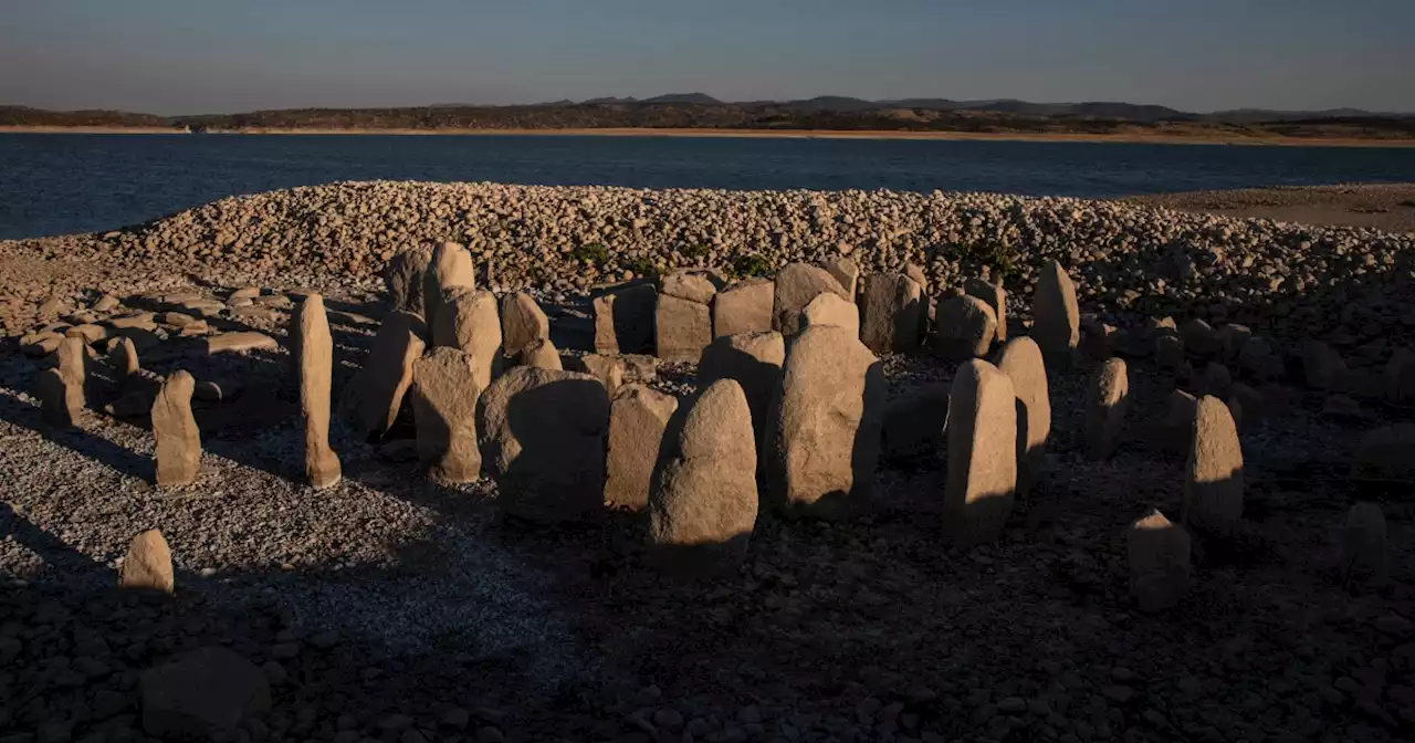 ‘Spanish Stonehenge’ emerges from drought-hit dam