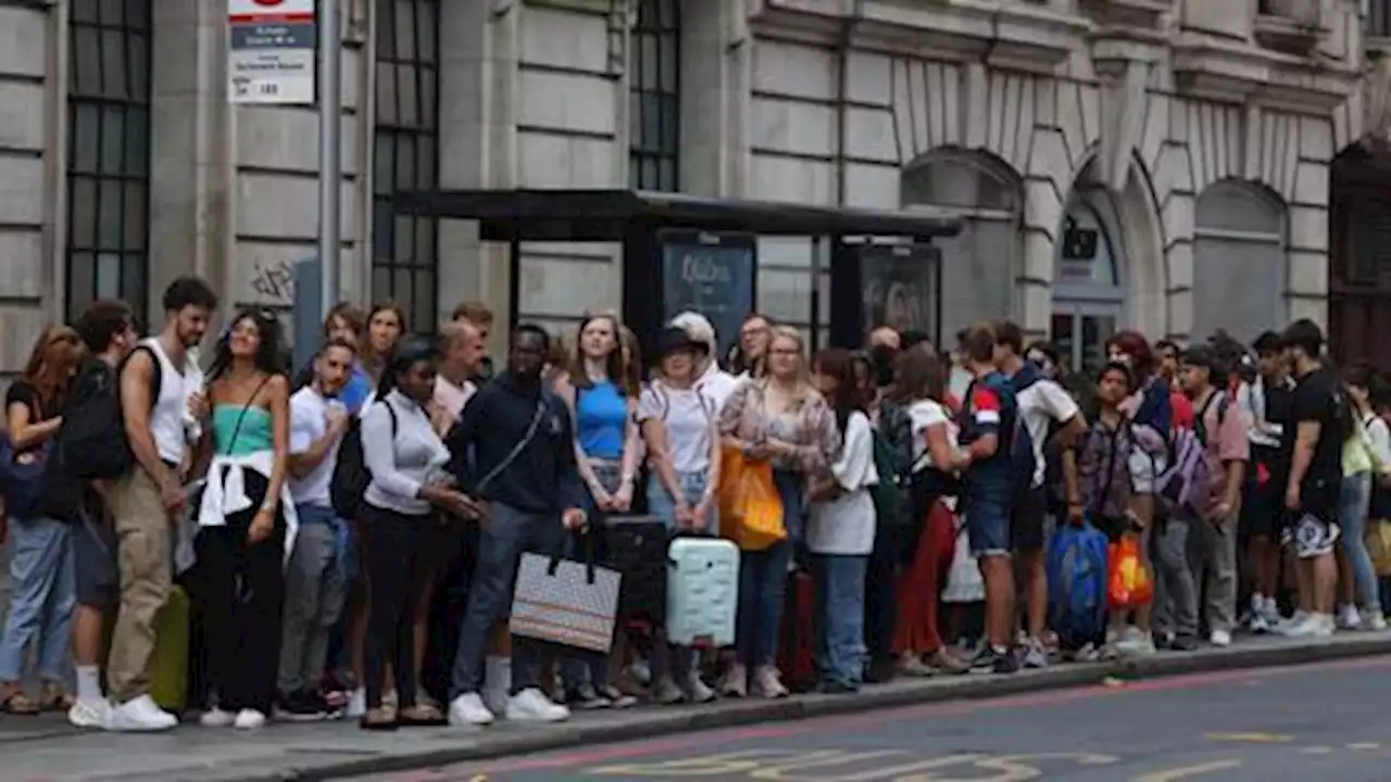 Thousands of workers halt UK railways as summer of strikes continue