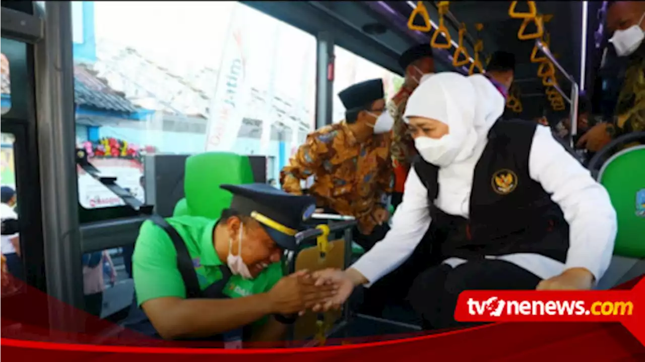 Kurangi Kemacetan di Jalan, Gubernur Jatim Launching Bus Trans Jatim Koridor Surabaya-Gresik-Sidoarjo