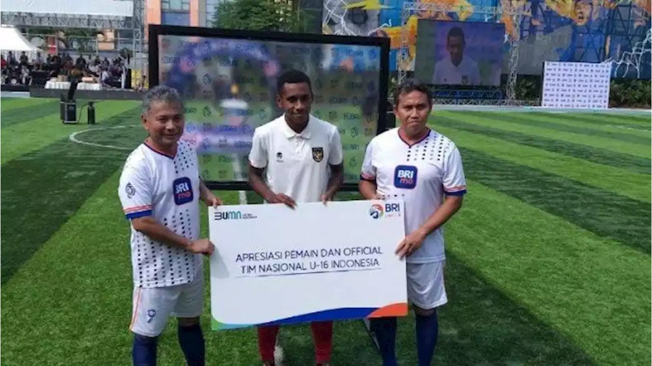 BRI Kucurkan Rp1 Miliar untuk Timnas Indonesia U-16