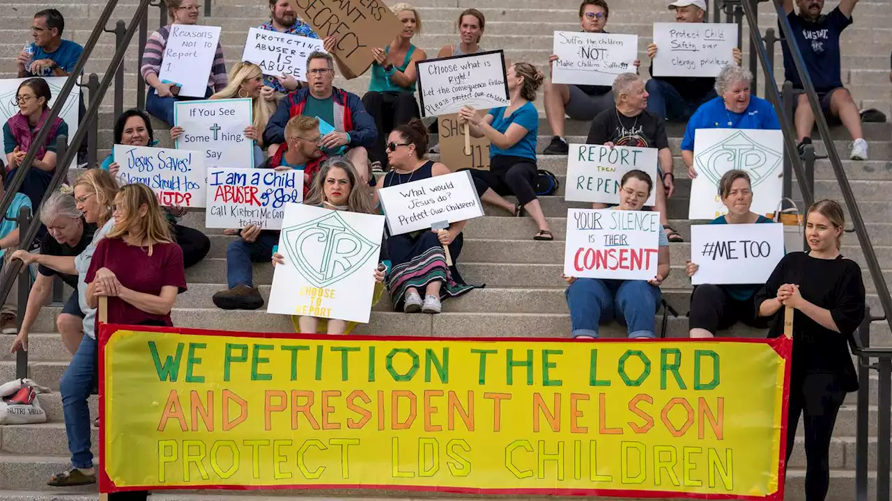 Protesters demand Utah require clergy to report sex abuse