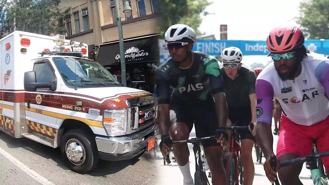 Cyclists race to raise money for local emergency responders