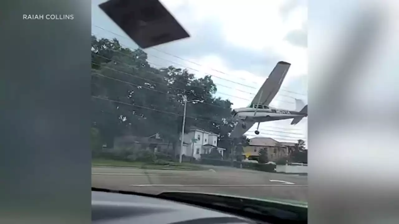 Pilot survives after small plane crash caught on camera in Florida neighborhood