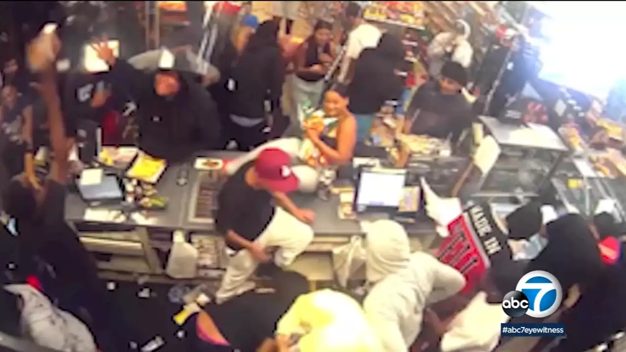 LAPD vows crackdown on street takeovers after flash mob ransacks 7-Eleven in chaotic robbery