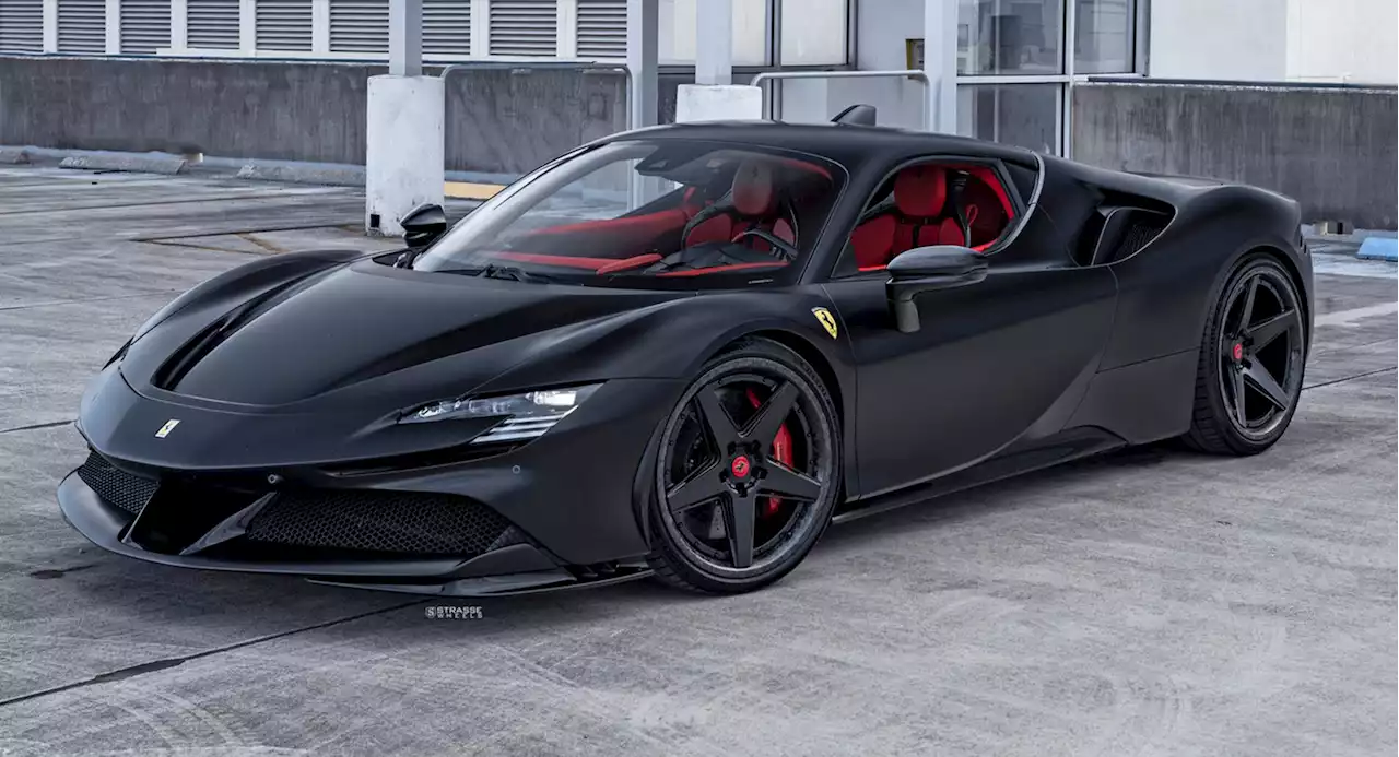 Does This Ferrari SF90 Stradale Look Any Good With Aftermarket Wheels? | Carscoops