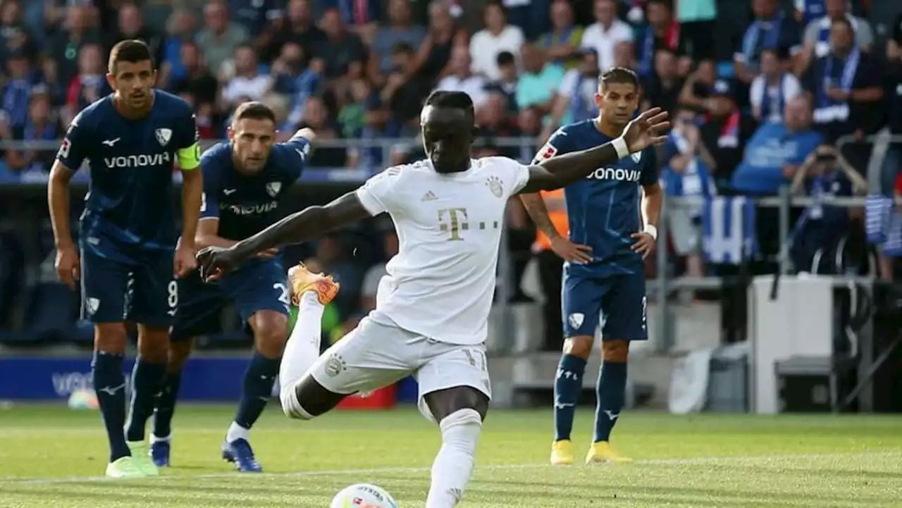 Mane strikes twice as imperious Bayern crush Bochum 7-0