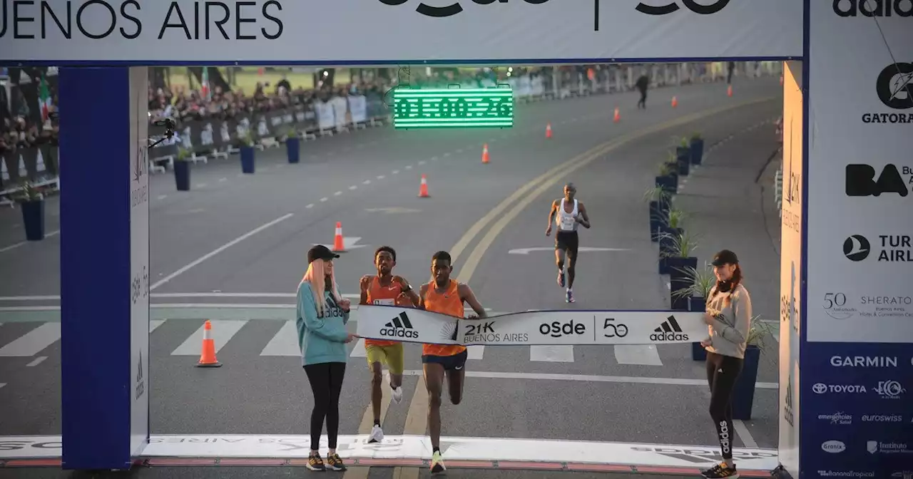 21K de Buenos Aires: ganó un atleta de Etiopía y hubo récords de los argentinos